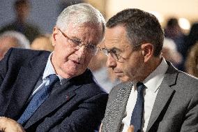 Meeting of Michel Barnier for the Partial Legislative Election - Paris AJ