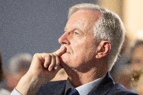 Meeting of Michel Barnier for the Partial Legislative Election - Paris AJ