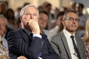 Meeting of Michel Barnier for the Partial Legislative Election - Paris AJ