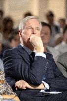 Meeting of Michel Barnier for the Partial Legislative Election - Paris AJ