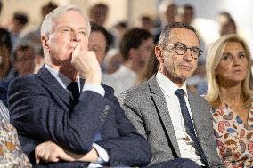 Meeting of Michel Barnier for the Partial Legislative Election - Paris AJ