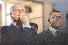 Meeting of Michel Barnier for the Partial Legislative Election - Paris AJ