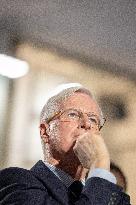 Meeting of Michel Barnier for the Partial Legislative Election - Paris AJ