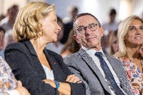 Meeting of Michel Barnier for the Partial Legislative Election - Paris AJ