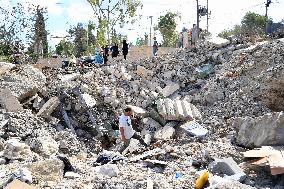 Burj Qalaouiyah Israeli Attack - Lebanon