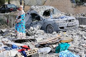 Burj Qalaouiyah Israeli Attack - Lebanon