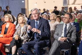 Meeting of Michel Barnier for the Partial Legislative Election - Paris AJ
