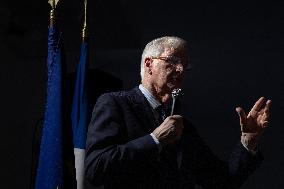 Meeting of Michel Barnier for the Partial Legislative Election - Paris AJ