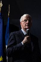 Meeting of Michel Barnier for the Partial Legislative Election - Paris AJ