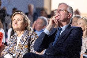 Meeting of Michel Barnier for the Partial Legislative Election - Paris AJ