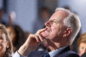 Meeting of Michel Barnier for the Partial Legislative Election - Paris AJ