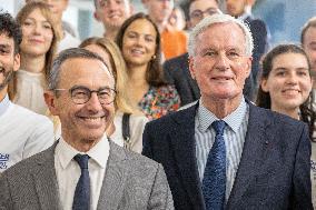 Meeting of Michel Barnier for the Partial Legislative Election - Paris AJ