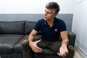 Venezuelan opposition leader Leopoldo Lopez - Madrid
