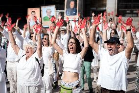 Tribute to Gaza health workers - Madrid