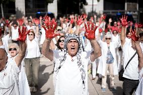 Tribute to Gaza health workers - Madrid