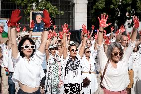 Tribute to Gaza health workers - Madrid