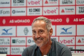 AS Monaco Football Club Press Conference - La Turbie