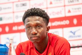 AS Monaco Football Club Press Conference - La Turbie