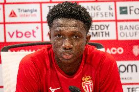 AS Monaco Football Club Press Conference - La Turbie