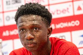 AS Monaco Football Club Press Conference - La Turbie