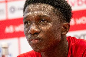 AS Monaco Football Club Press Conference - La Turbie