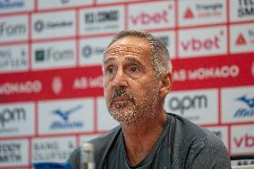 AS Monaco Football Club Press Conference - La Turbie