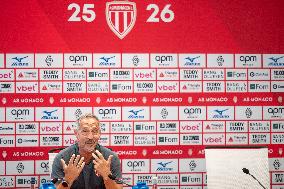 AS Monaco Football Club Press Conference - La Turbie