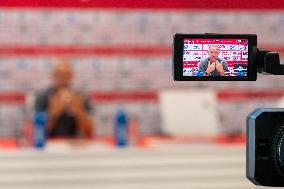 AS Monaco Football Club Press Conference - La Turbie