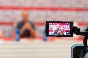 AS Monaco Football Club Press Conference - La Turbie