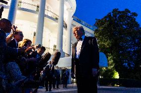 US President Trump departs the White House for Dinner at Mount Vernon