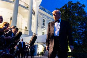 US President Trump departs the White House for Dinner at Mount Vernon