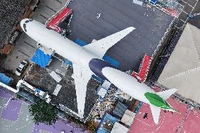 Airplane Restaurant in Fuyang