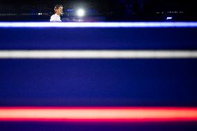 Exclusive - Gabriel Attal at La Rentree de Renaissance a day before the meeting - Arras