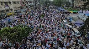 Jamaat-e-Islami supporters hold a protest rally - Dhaka