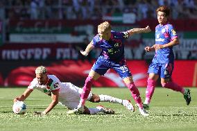 German first division Bundesliga football match between FC Augsburg and FSV Mainz