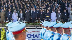 Military parade marking the Day of Serbian Unity