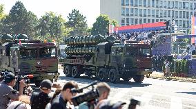 Military parade marking the Day of Serbian Unity