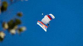 Military parade marking the Day of Serbian Unity