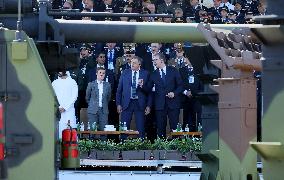 Military parade marking the Day of Serbian Unity