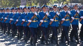 Military parade marking the Day of Serbian Unity