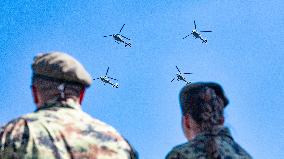 Military parade marking the Day of Serbian Unity