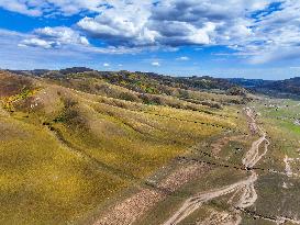 Autumn scenery of the Hanshan Mountain