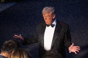 Donald Trump arrives at the White House - Washington