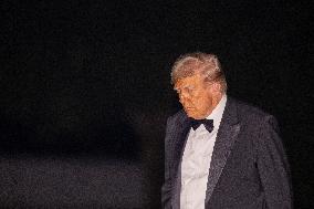 Donald Trump arrives at the White House - Washington