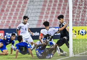 Gulf Cup Qatar 2025 Group B football match between Iraq and Kuwait