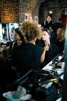 LFW - Richard Quinn Backstage - London