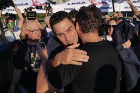 Meeting space organized by the young members of the Salvini League - Pontida