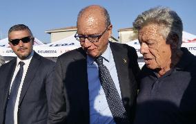 Meeting space organized by the young members of the Salvini League - Pontida