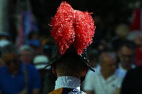 Pope Leo XIV at church of Saint Anne - Vatican