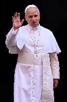 Pope Leo XIV at church of Saint Anne - Vatican